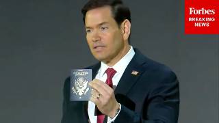 WATCH NOW: Secretary Of State Marco Rubio Reveals Redesign For US Passport