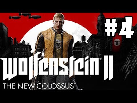 Wolfenstein 2: The New Colossus - Walkthrough - Part 4 - Manhattan (PC HD) [1080p60FPS]