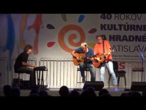 Pavol Hammel a Juraj Burian - Smutná ranná električka (Bratislava 16.8.2015)