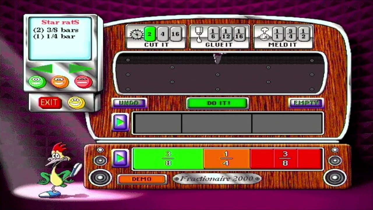 Math Workshop Deluxe (1997) ALL Music - Fractionaire 2000