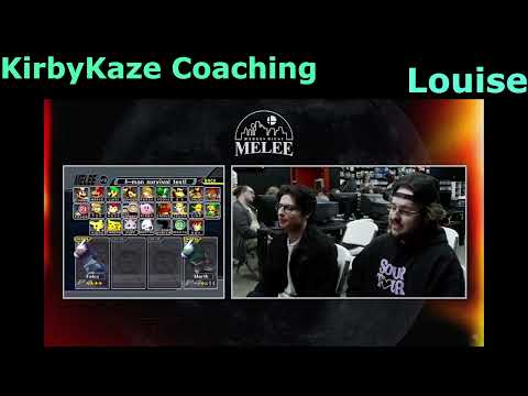 KirbyKaze Coaching with Louise - How to Combo Marth & Sheik with Falco (BBB set analysis)