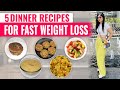 5 Dinner Recipes For Fast Weight Loss In Hindi High Protein Recipes Dr Shikha Singh Diet Plan