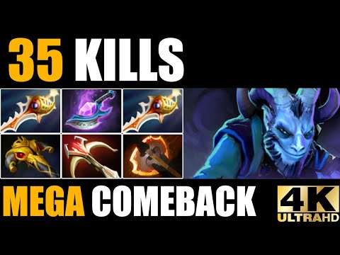 CRAZY Arcane Blink + 2x Rapier + Stygian Desolator Riki 1 Hit Kills Epic Mega Creeps Comeback Dota 2