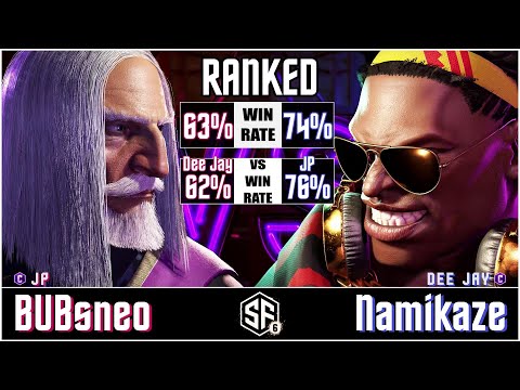 SF6 - BUBsneo (JP) vs Namikaze (DeeJay) in Street Fighter 6