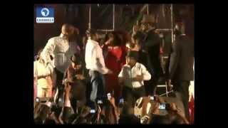 Oshiomole dances Nyanyas Kukere song with Aki &