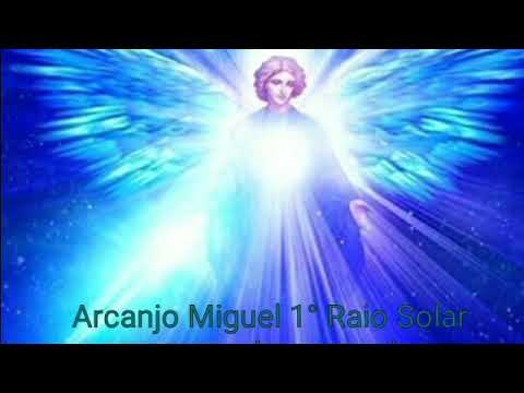 Arcanjo Miguel 1° Raio Solar com a chama azul DECRETO de PROTEÇÃO
