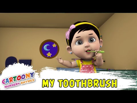 Nyra's My Toothbrush Rhyme - Educational Rhymes for Kids | Learning Rhymes for Kids | Cartoony