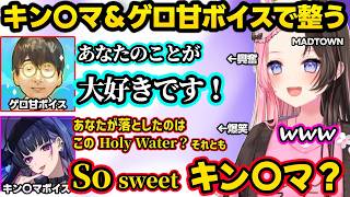 きゅぴの〇んぽ発言にざわつく、メロコさんのキン〇マボイスと花江夏樹ゲロ甘ボイスを交互に聴いて整う、初対面の花江さんに撃たれ動揺するひなーのｗｗ【橘ひなの/ぶいすぽ】