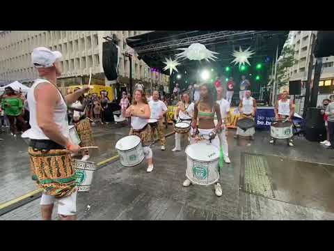 Badaue batucada à Bruxelles 20 août 2021