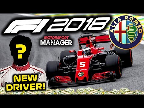 NEW DRIVER SIGNING!!! & LAST TO ? RACE - F1 2018 Alfa Romeo Manager Career Part 63