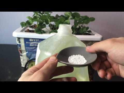 How to mix hydroponic fertilizer