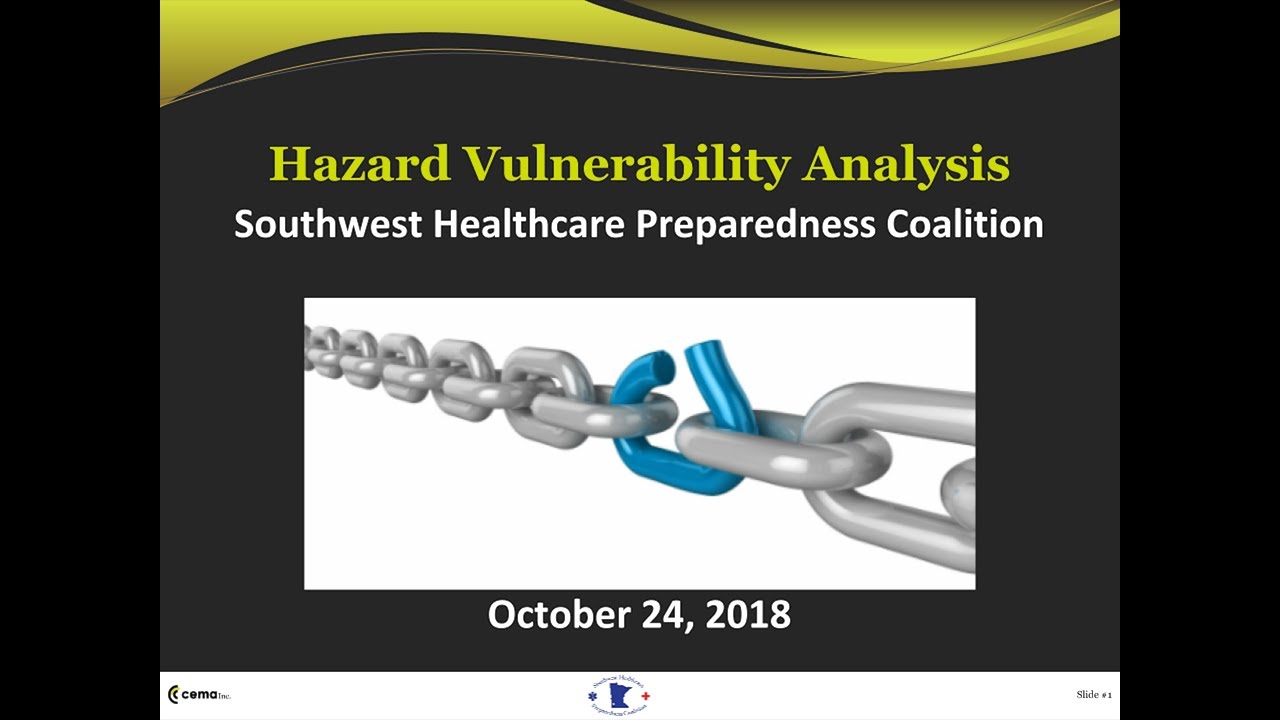 Hazard Vulnerability Analysis (HVA) Training