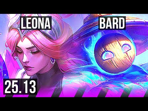 LEONA & Jhin vs BARD & Senna (SUP) | EUW Challenger | 25.13