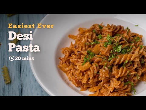 Easiest Desi Pasta Recipe Ever | Quick and Delicious Desi Pasta Recipe | Cookd