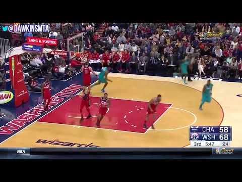 Malik Monk & Dwight Howard 39 Pts 2018.3.31 Washington Wizards vs Charlotte Hornets | Free