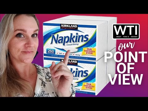 Kirkland Signature Dining Napkins - WTI product video review
