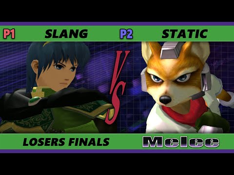 S@X 446 Losers Finals - slang (Marth) Vs. Static (Fox) Smash Melee - SSBM