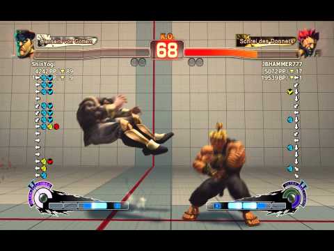 JBHAMMER777 (Ak) vs Shin Yogi (Bison) Ranked Match SSF4 AE