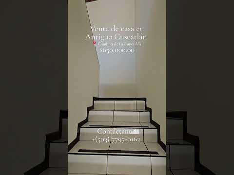 Casa en Antiguo Cuscatlán Cumbres de la Esmeralda La Libertad #ventadecasa #casa #casaenventa