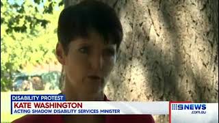 9News: Queanbeyan Disability Advocacy Rally