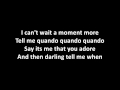 Michael Buble feat. Nelly Furtado - Quando Quando Quando (lyrics on screen)
