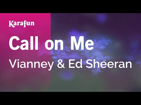 Call on Me - Vianney & Ed Sheeran | Karaoke Version | KaraFun