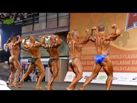 1st Group Compulsory- Prejudging - Master Over 40 Over 90kg - Arnold Amateur Europe 2014
