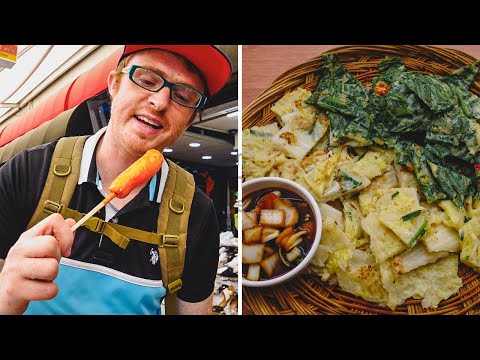 Tour de comida de rua coreana no Seomun Market (서문시장) em Daegu, Coreia