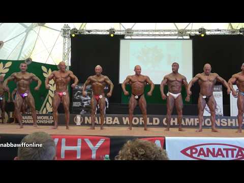 1st Group Comparisons - Men Masters Over 40 - NABBA World Championship 2018