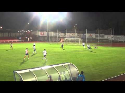 Gol de Dani Martinez. Atlético Bembibre 2 - CD Numancia B 2 (Gol de Dani Martinez, 2-2)