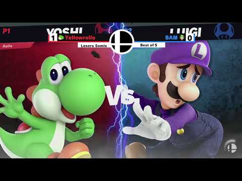 Legacy Bomb City Brawl 2 - LSF - YellowRello (Yoshi, Sora) Vs. BAM (Luigi)