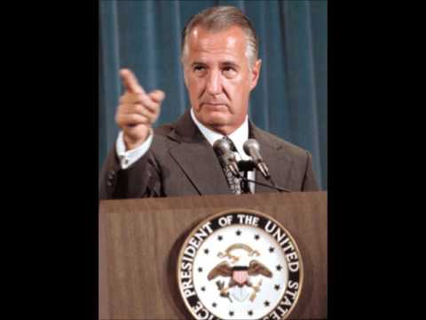 Vice President Spiro Agnew "Impudent Snobs" " Generation Gap" Speech, New Orleans, October 19th 1969