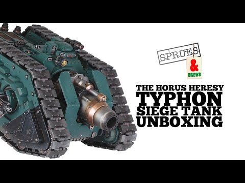 Typhon Heavy Siege Tank Unboxing and Review Warhammer The Horus Heresy