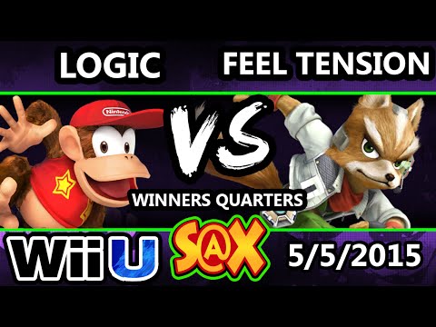 S@X - VGBC | Logic (Mewtwo) Vs. Feel Tension (Fox) SSB4 Winners Quarters - Smash Wii U - Smash 4