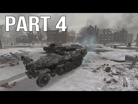 Call of Duty 2 Gameplay Walkthrough Part 4 - Russian Campaign - Stalingrad