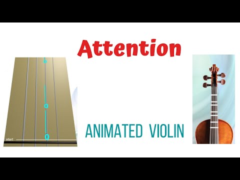 ATTENTION 🎧 Charlie Puth — LIVE Violin Tutorial | Animated  Violin TAB | Animated Violin FINGERBOARD