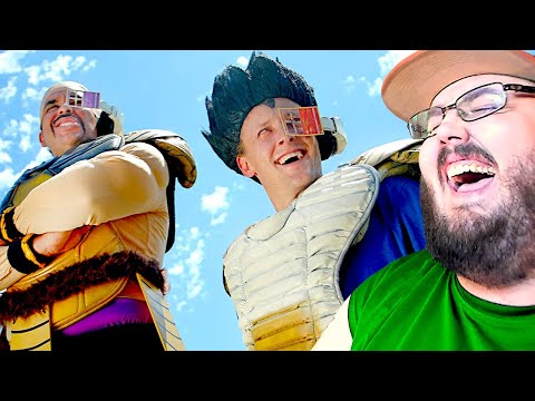 The Saiyan Saga In 5 Minutes (Dragonball Z Live Action) (Sweded) - Mega64 #DragonBallZ REACTION!!!