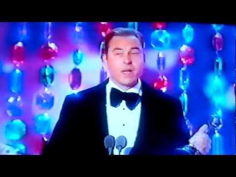 David Walliams wins the Landmark Award at the National TV Awards 2012