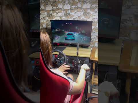 160km drift with Nissan GTR 😱 #needforspeedheat #logitechg29 #steeringwheel #wildrift #nfs #nfsheat