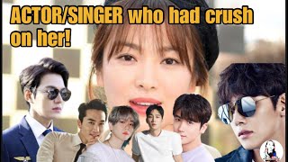 Download lagu 10 KOREAN ACTORS/ KPOP SINGER WHO HAVE CRUSH ON SONG HYE-KYO! mp3