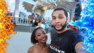 Atlanta Falcons Mercedes-Benz Stadium Tour 🏈 and Crazy Rich Asians 🎬