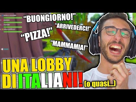 DI NUOVO UNA LOBBY DI ITALIANI!!... o quasi - FORTNITE ITA Funny Moments