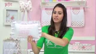 Enfeite Oração Santo Anjo Primavera Baby Rosa | Ref: 47818