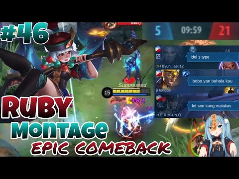 Super Epic Comeback | Ruby Montage #46 | ikanji Gaming | Mobile Legend