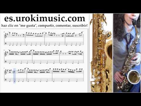 Tutorial de Saxofon (alto) Prince Royce Ft. Farruko - Ganas Locas Clases Notas Parte#2 um-nthli927