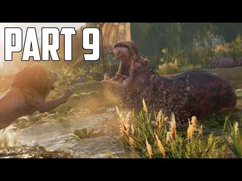 Assassin's Creed: Origins Walkthrough Gameplay Part 9 - Hippo Killing (PS4 Pro)