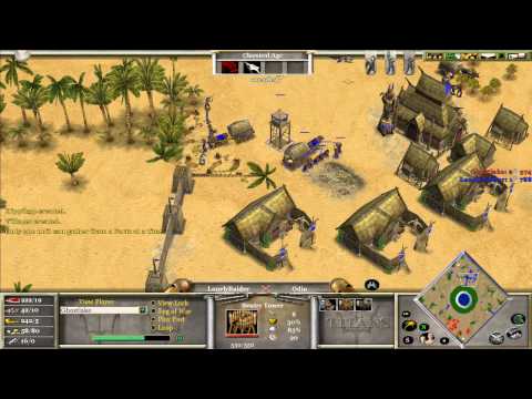 Mista (Odin) vs Ghostlake (Poseidon) on Oasis - Age of Mythology The Titans