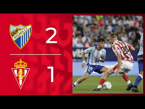 Málaga CF Club de Fútbol SAD 2-1 Real Sporting de Gijón