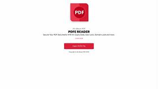 Reading DRM Protected PDF files (PDFe) with the Reader for iOS and iPadOS