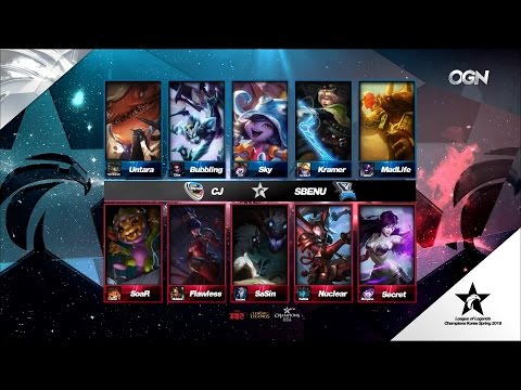 SSB vs CJE Game 2 Highlights - SBENU SONICBOOM vs CJ ENTUS - LCK Week 2 - SPRING 2016
